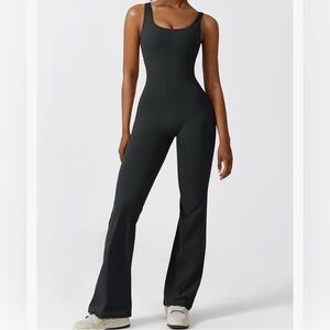 Black Jumpsuit With Open Back